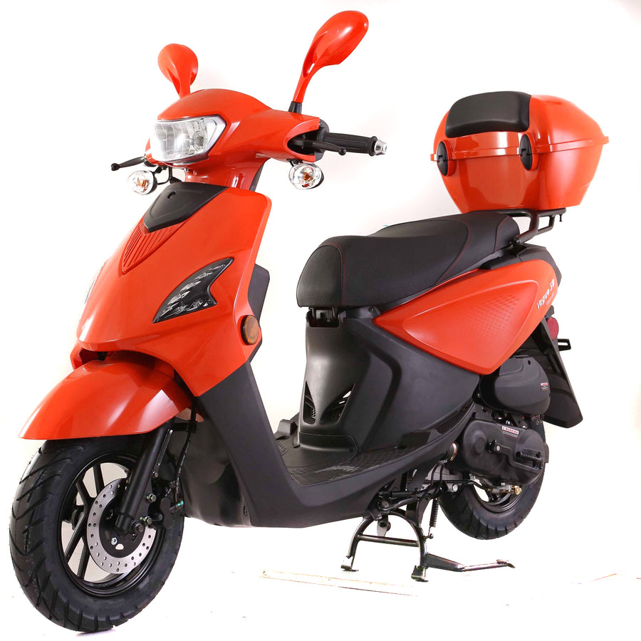 HHH Vitacci Vogue 50cc Street Legal | CARB Approved Moped | 10in Aluminum Rims