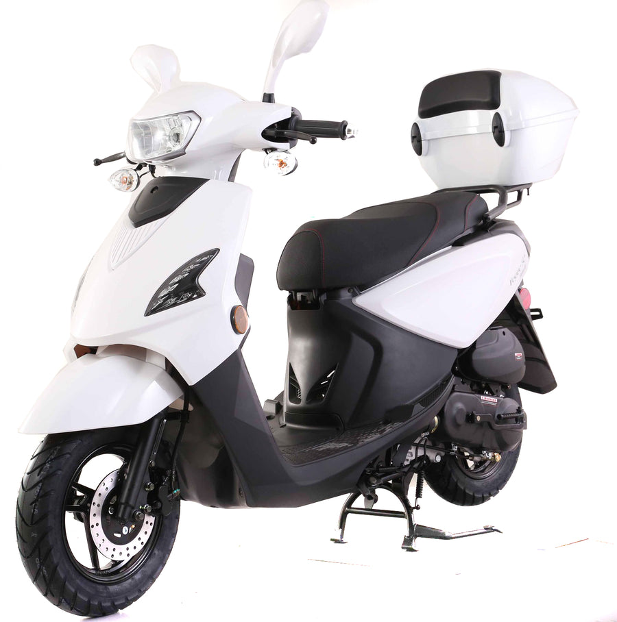 HHH Vitacci Vogue 50cc Street Legal | CARB Approved Moped | 10in Aluminum Rims