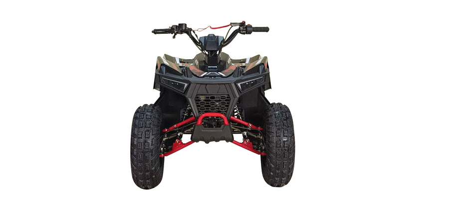 HHH 125cc Premium Sporty Edition ATV |125cc Gas Powered Youth Quad | Fully Automatic with Reverse | 4-Stroke Air-Cooled Engine | Electric Start with Big Tires 19"/18".