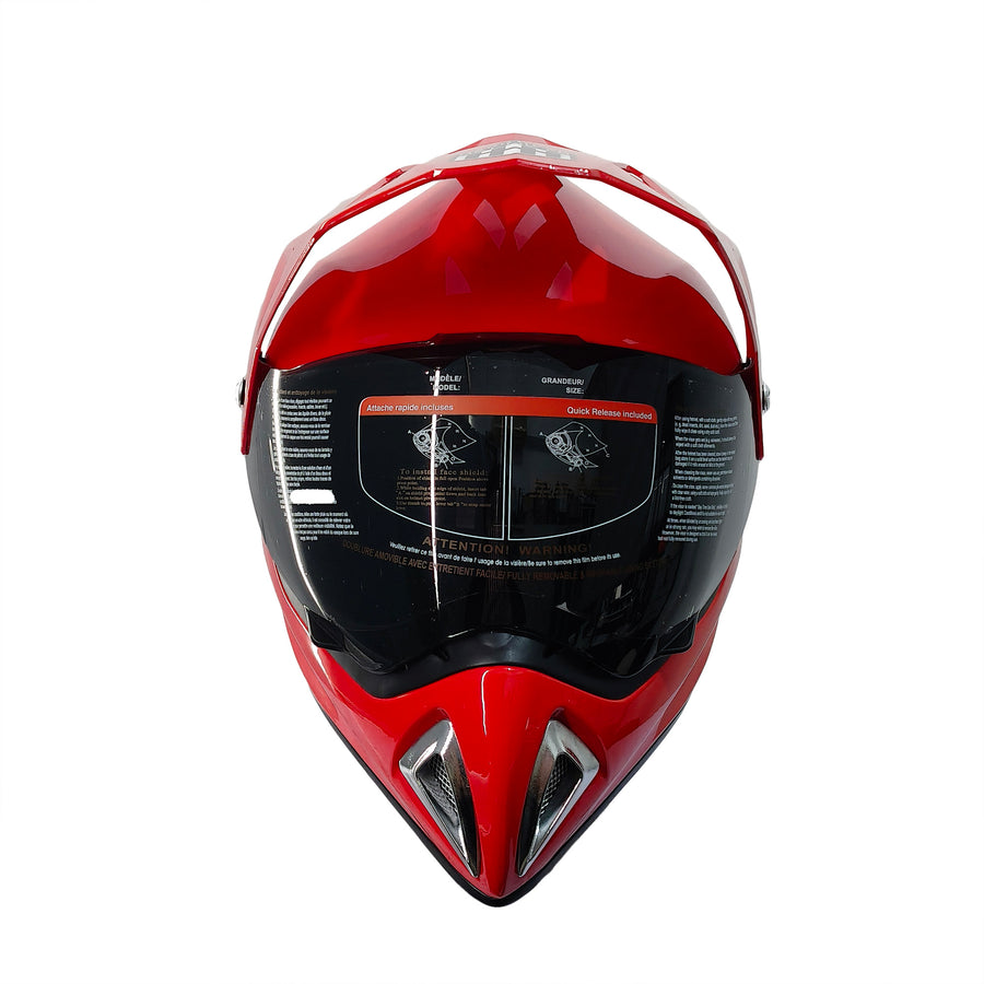 HHH Helmet Adult Dirt Bike Full Face Visor DOT Certified (Free Shippin