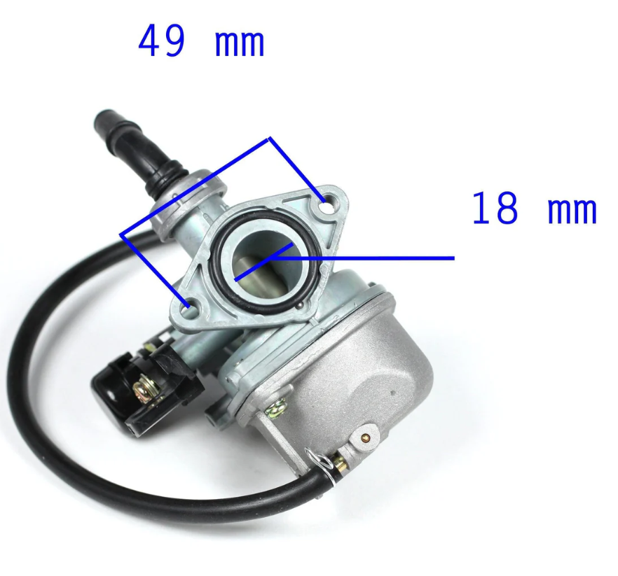 PZ 19 Carburetor Manual Choke for 110cc Dirt Bike ATVs