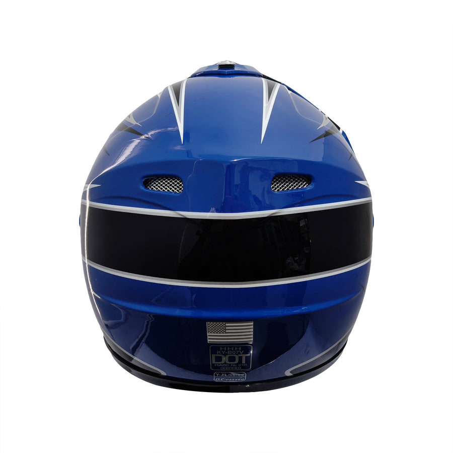 does a minor need full face motorcycle helmet HHH Kids Teen Full Face Dirt Visor Helmet (Free Shipping)