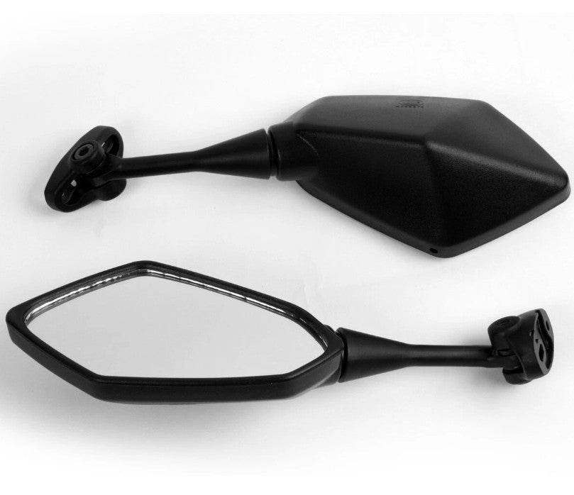Rear View Mirrors for GTX 250 EFI Motorcycle - Black Mirrors with Clear Reflections for Enhanced Safety and Clarity