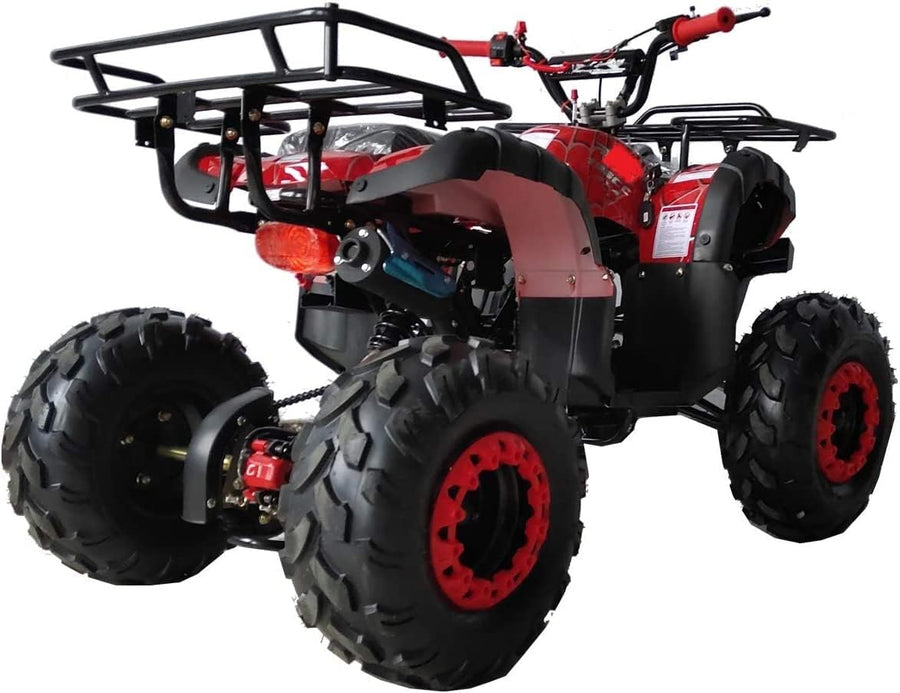 HHH 125cc ATV CT-125 New Upgraded 125cc with Reverse, LED Lights, Big Wide Tires with Matching Rims 4 Wheeler for Youth and Children