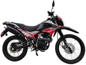 HHH 250cc Scooter Dirt Bike Vitacci Raven XL 250 Enduro Street 250cc Motorcycle Dual Sports Enduro Bike