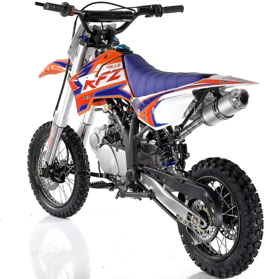 Apollo DB-X15-125cc Dirt Bike CARB Approved | Pit Bike for youth and Adults