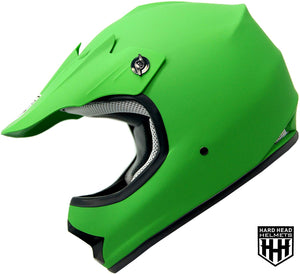 HHH DOT Youth Helmet – Matte Green