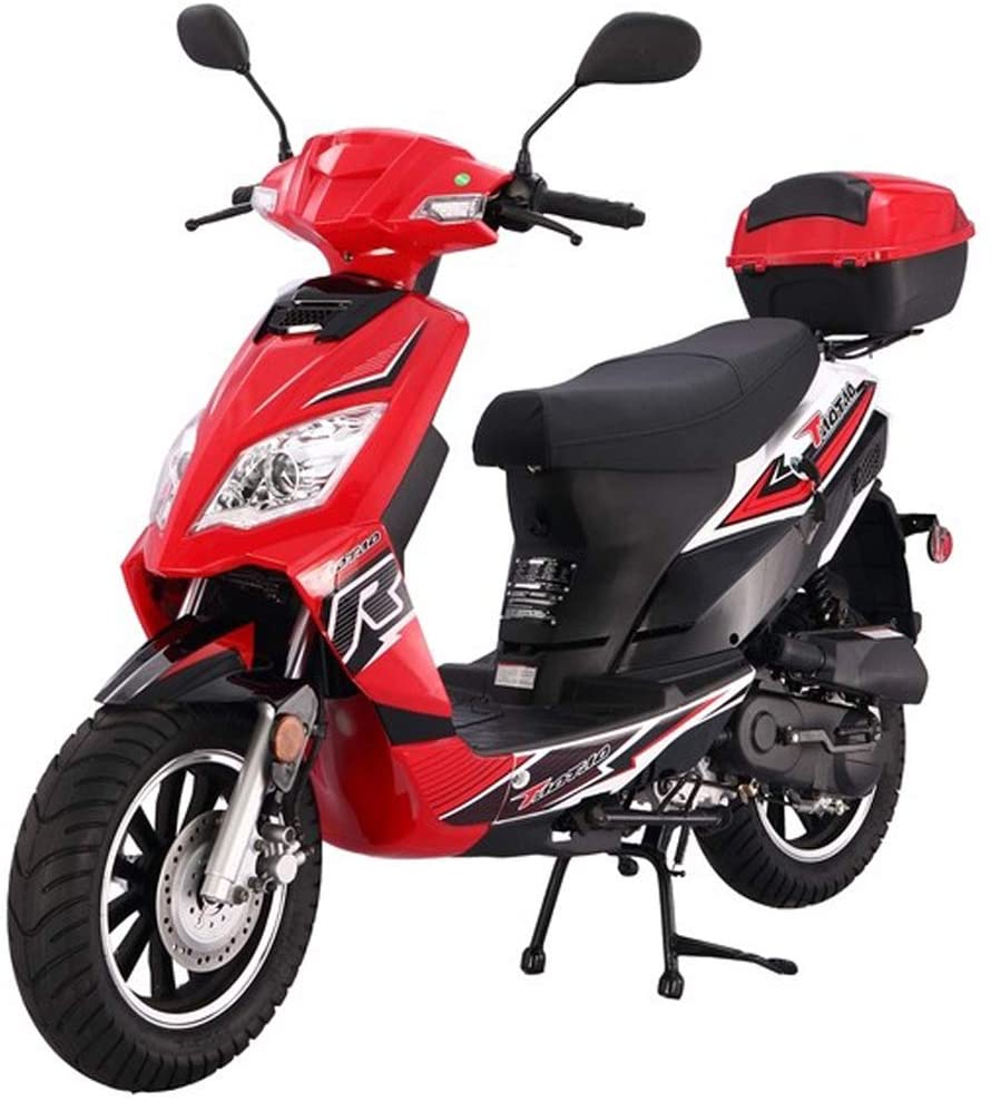 Taotao Thunder 50cc Moped Scooter Gas Street Legal Matching Trunk-Free Shipping