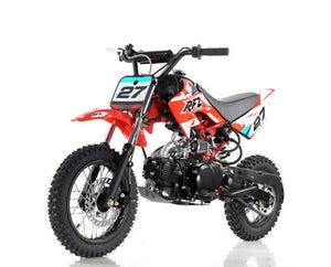 Vitacci DB-27 110cc Dirt Bike, Semi Automatic (4 Gears) And Kick Start