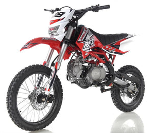 Adult Size-Apollo DBX19-125cc Dirt-Bike | CARB Approved for CA | Manual Clutch