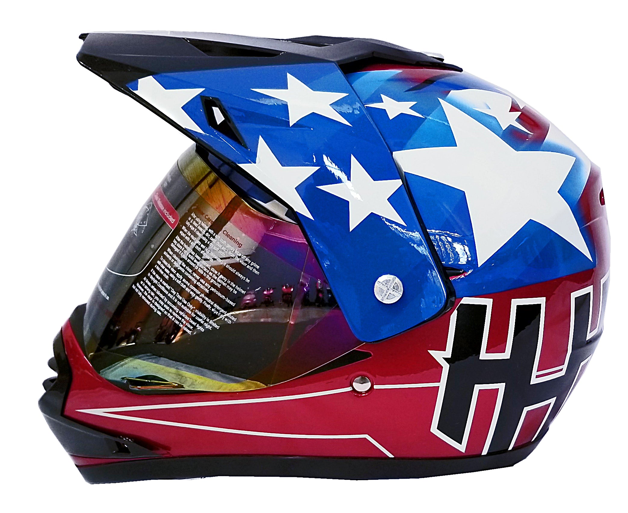 Youth ATV/Dirt Bike Helmet – Black USA