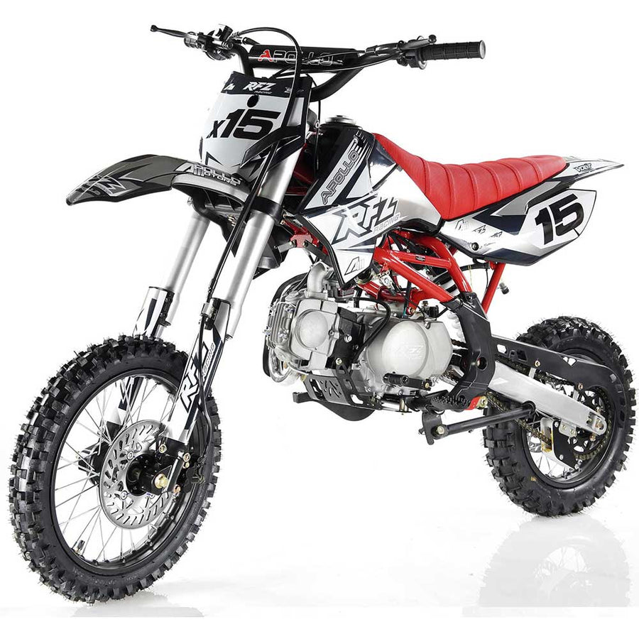 Apollo DB-X15-125cc Dirt Bike CARB Approved | Pit Bike for youth and Adults